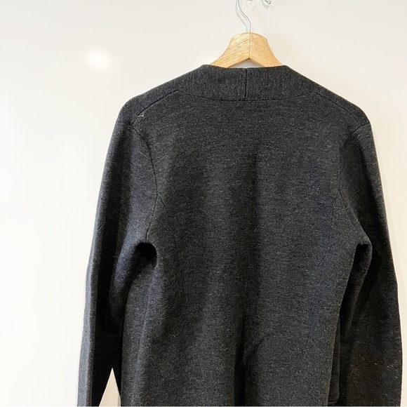 Eileen Fisher Wool Drape Cardigan Sweater - Picture 3 of 14